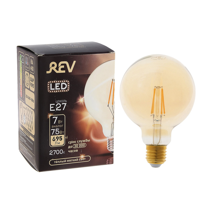 REV Лампа специальная 4652664, Теплый белый свет, 7 Вт #1