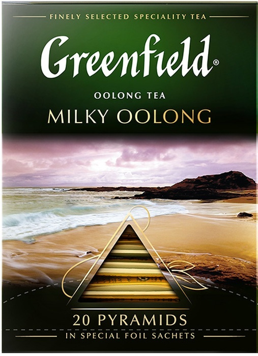 Чай в пирамидках зеленый Greenfield Milky Oolong, 20 шт #1