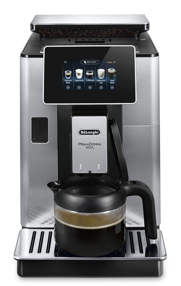 DeLonghi Автоматическая кофемашина ECAM610.75.MB, серебристый #1