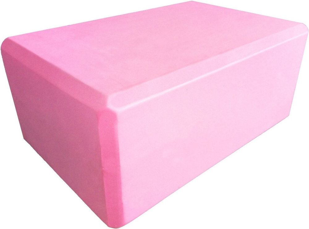 Блок для йоги CLIFF 23х15х8см, 180гр, розовый #1