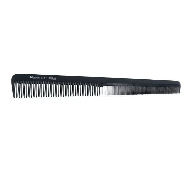  Hairway   Расческа Carbon Advanced комб. конус 175 мм (05081) #1