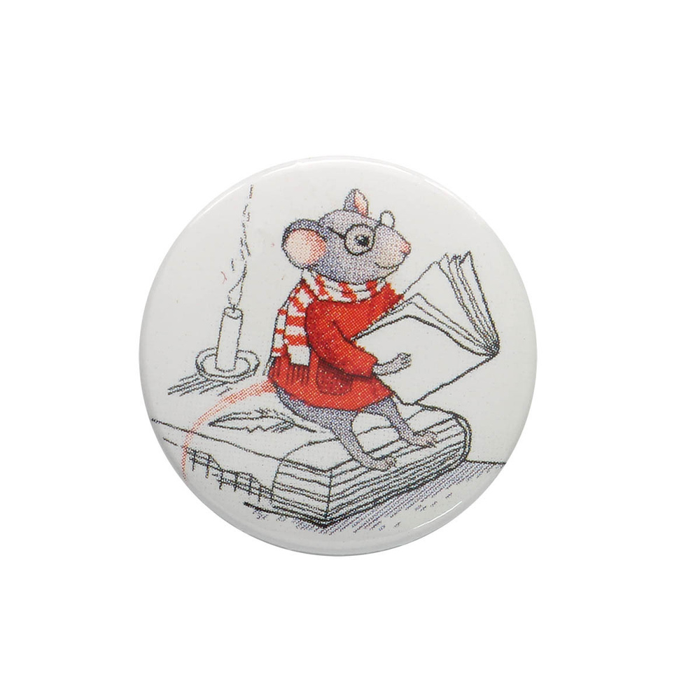 Игольница магнитная для вышивки Мышка с книжкой, 25*3 мм, Hobby&Pro, ИГ-15  #1