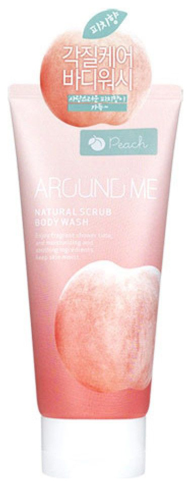 Welcos Around Me Natural Soft Body Lotion Peach лосьон для тела на основе растительного экстракта персика #1