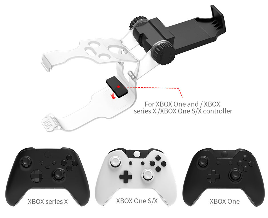 Крепление к геймпаду Xbox One/Series для игры на телефоне DOBE Controller Clamp (TYX-0631B)  #1