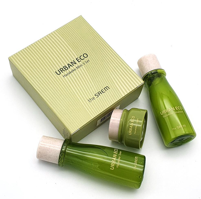 The Saem Набор уходовый с экстрактом новозеландского льна Urban Eco Harakeke Mini 3 Set VEGAN  #1