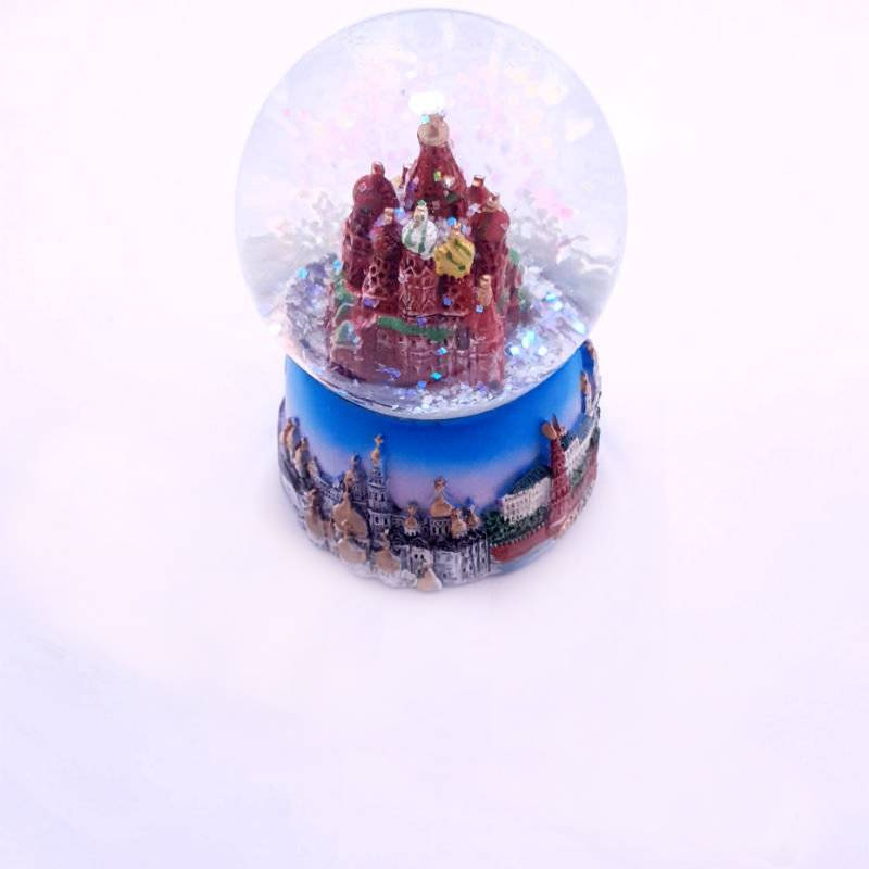 Шар со снегом "Москва" (диаметр 6,5 см) #1