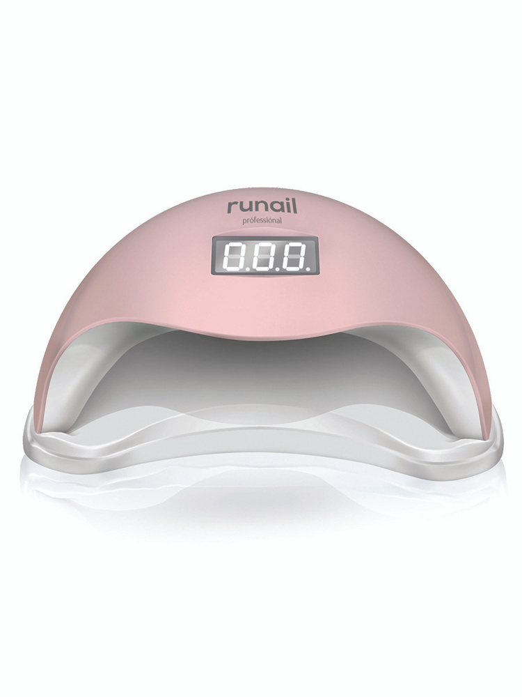 RuNail Professional Прибор LED/UV излучения 48Вт (цвет: светло-розовый). Уцененный товар  #1