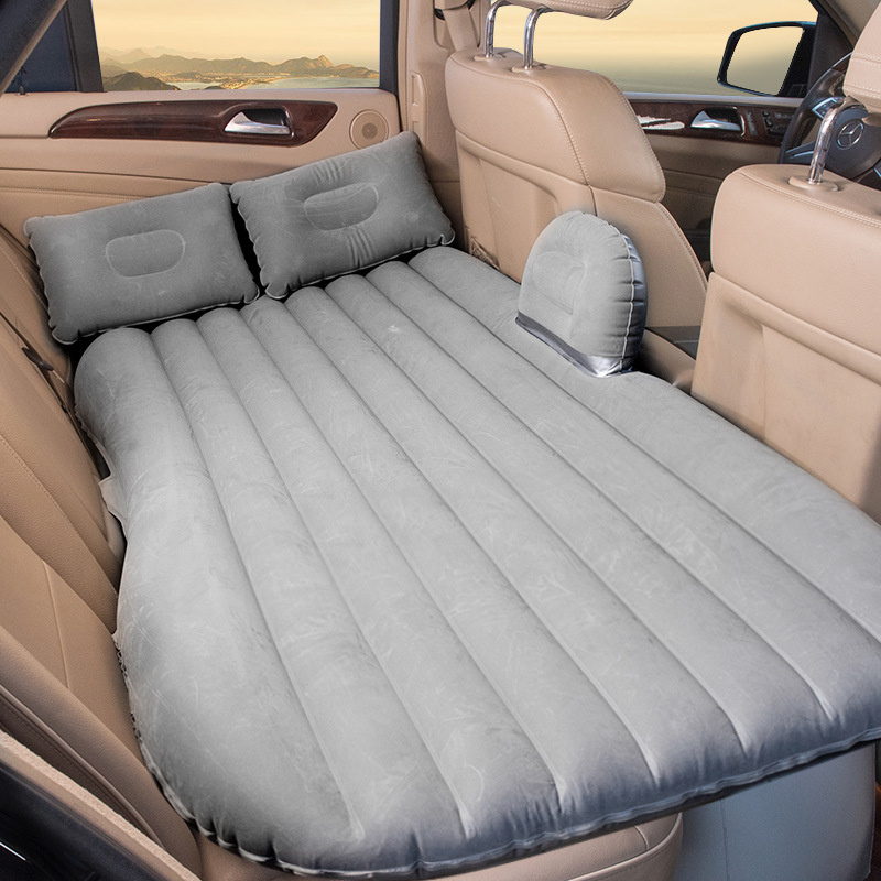 Автомобильный надувной матрас на заднее сиденье в машину, авто-кровать с насосом  #1
