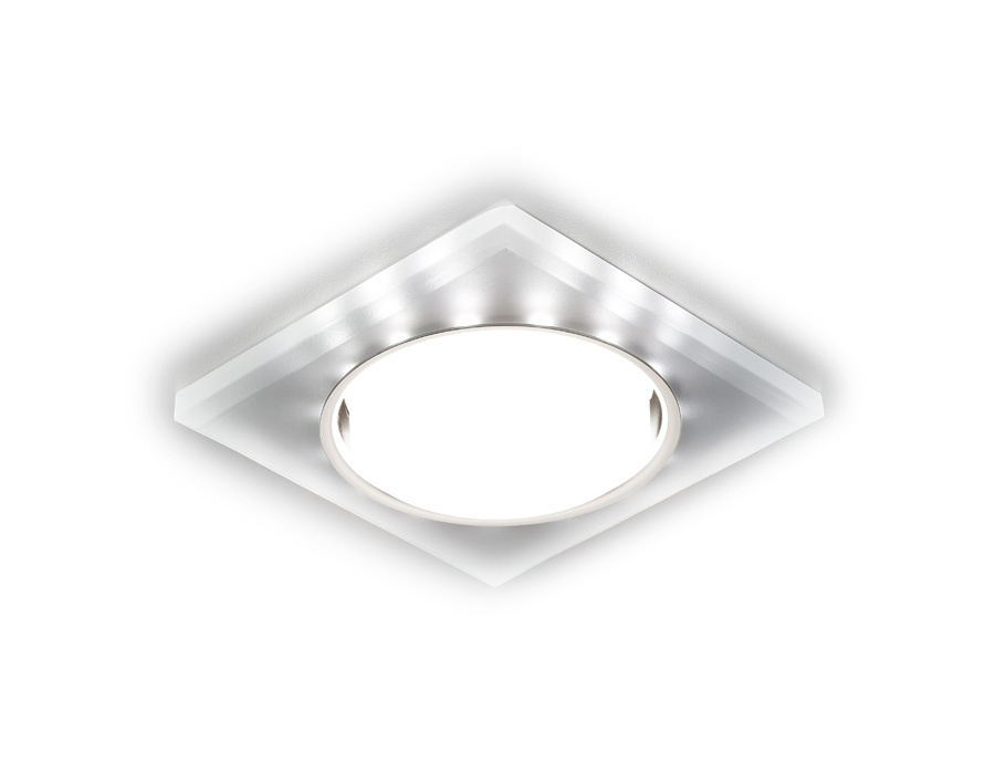 G215 CH/WH Встраиваемый точечный светильник GX53 с LED подсветкой Ambrella light Compo  #1