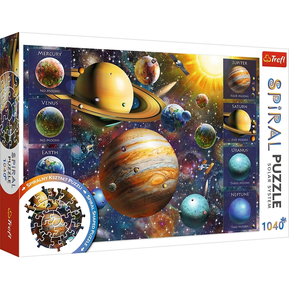 Пазлы для взрослых и детей Spiral Puzzle Солнечная система 1040 элементов  #1