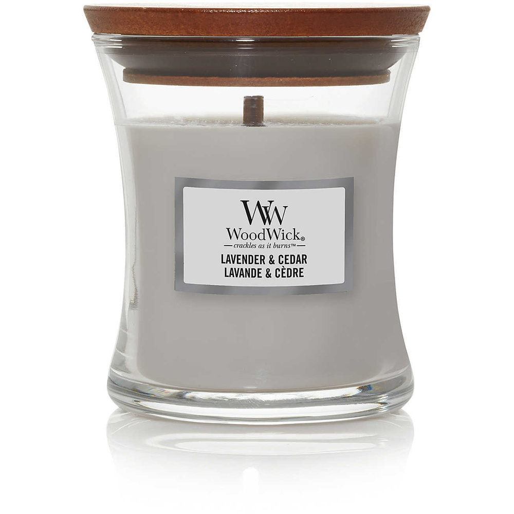 WoodWick Свеча ароматическая "Лаванда и кедр 85гр.", 8 см, 1 шт #1