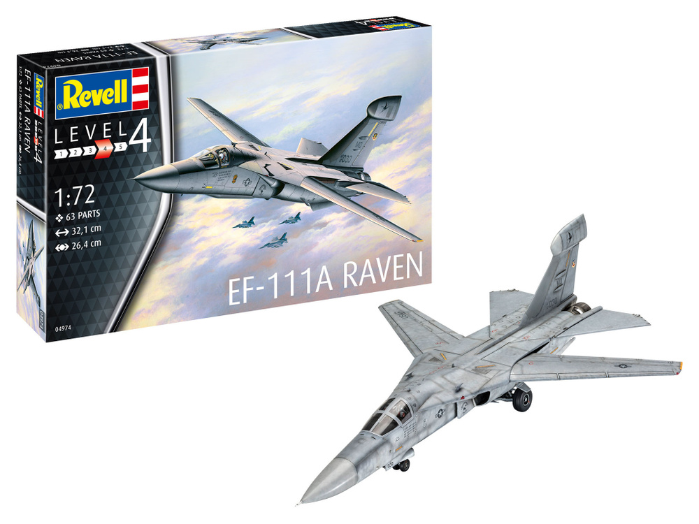 Самолёт радиоэлектронной борьбы EF-111A Raven, Revell, 04974 #1