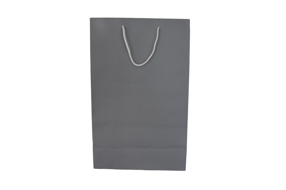 Пакет подарочный, из эфалина, серый, 47,5*30*14 см #1