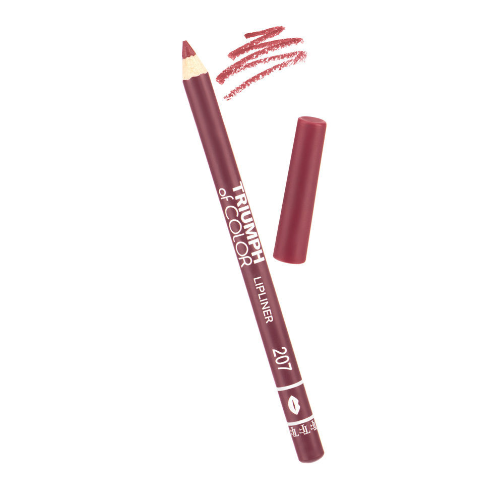 TF Карандаш для губ TRIUMPH of COLOR/lipliner, тон 207 "Розовый", 1 шт. #1