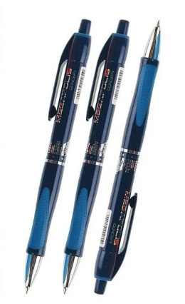 ErichKrause Набор ручек Шариковая, толщина линии: 0.35 мм, цвет: Синий, 3 шт.  #1