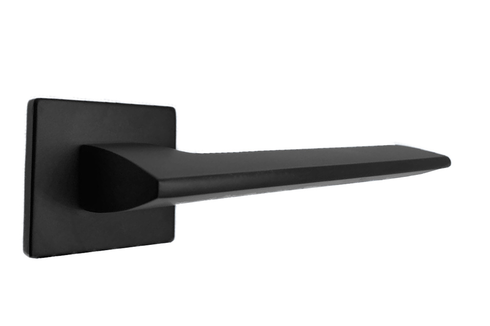 Ручка дверная межкомнатная FORTEPIANO модели КВИНТА цвет Черный  #1