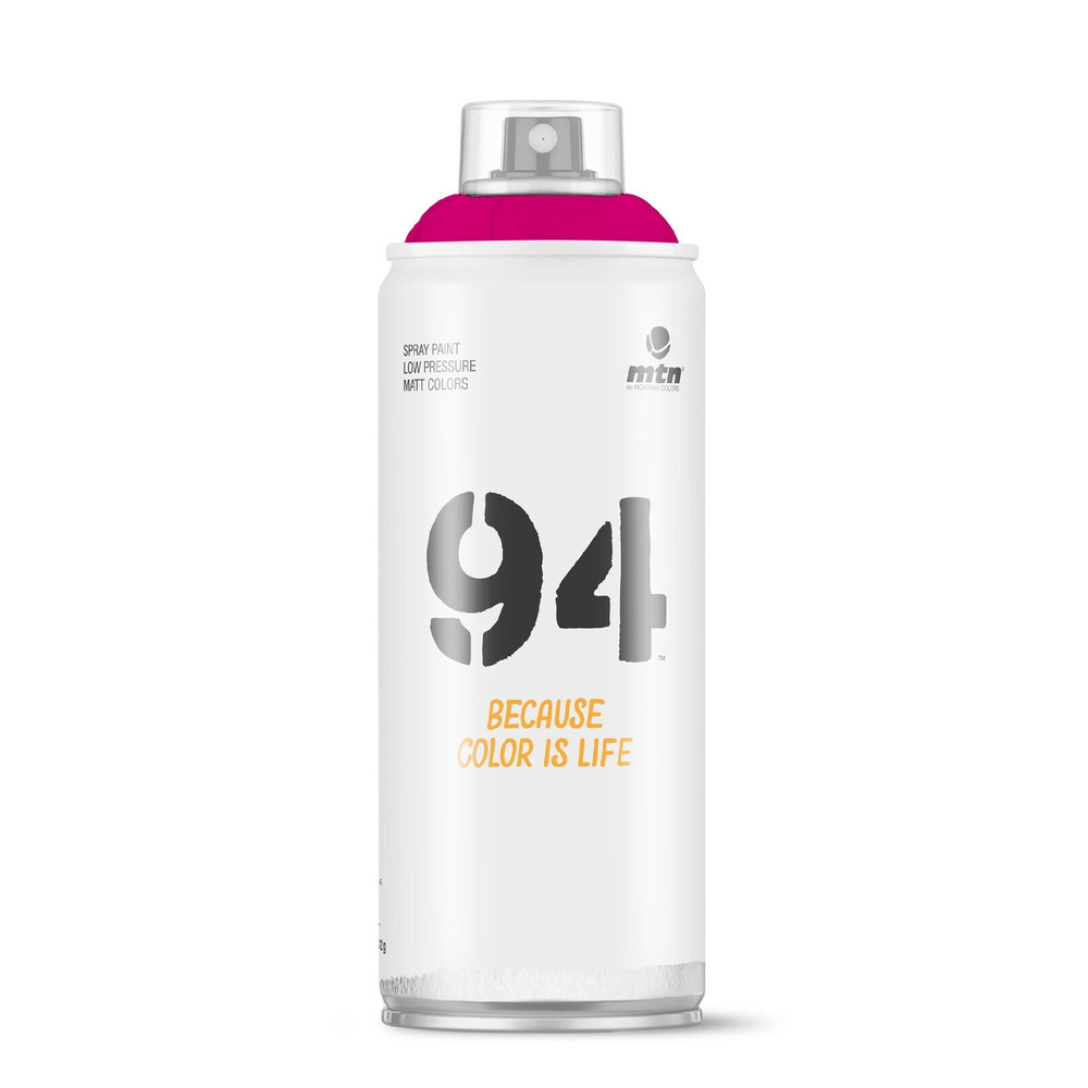 Краска аэрозольная матовая MTN 94 для граффити RV-4010 Magenta ярко-розовый, 400 мл  #1
