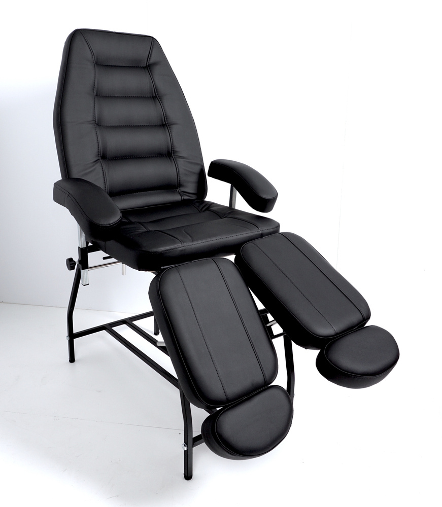 Педикюрное кресло кушетка, Сириус, чёрное. Уцененный товар. Уцененный товар  #1