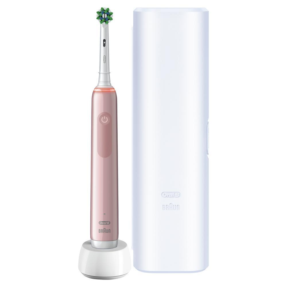 Зубная щетка Braun Oral-B Pro 3/D505.513.3X розовая #1