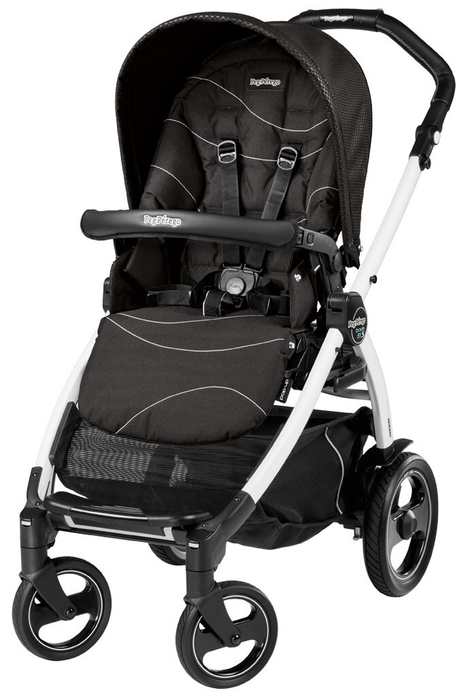 Прогулочная коляска Peg Perego Book 51 S Pop Up Sportivo (шасси White/Black), Bloom Black  #1