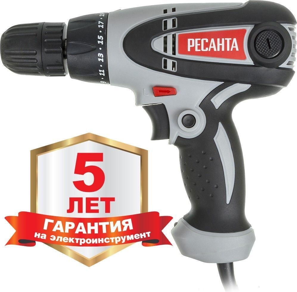 Сетевой шуруповерт СШ-550-1 Ресанта #1