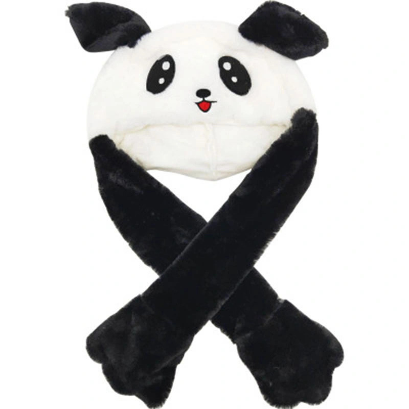 Шапка Панда с двигающимися ушами светящаяся JETOK #1