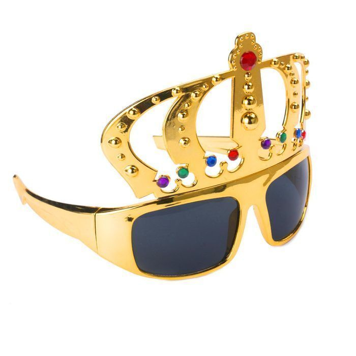 Карнавальные очки Царская корона #1