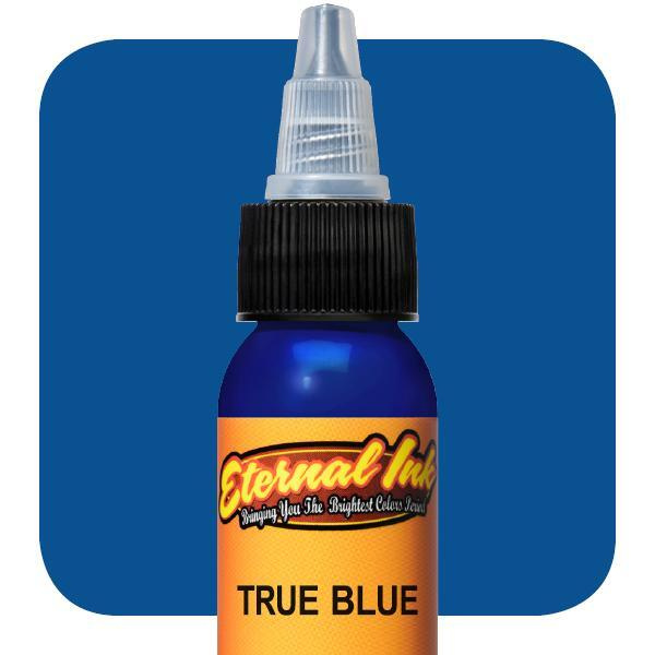 TRUE BLUE Eternal краска пигмент для тату синий / голубой оттенок (1 oz / 30 мл)  #1