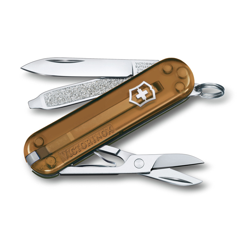 Швейцарский Нож-брелок VICTORINOX Classic SD Colors "Chocolate Fudge", длина лезвия 4 см, 7 функций (0.6223.T55G) #1