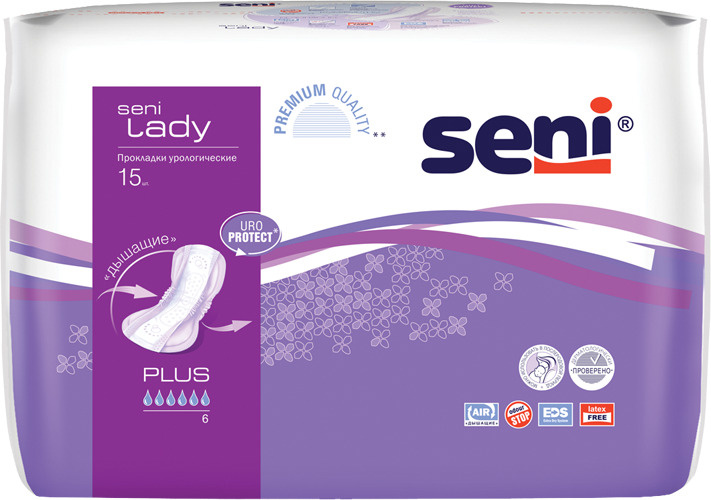 Прокладки урологические женские SENI LADY plus 15 шт. #1