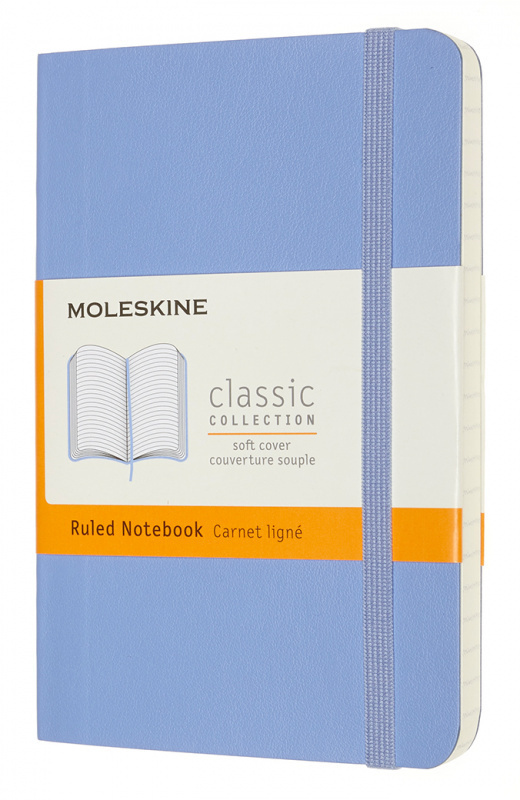 Комплект 5 шт. Блокнот Moleskine CLASSIC SOFT QP611B42 Pocket 90x140мм 192стр. линейка мягкая обложка #1