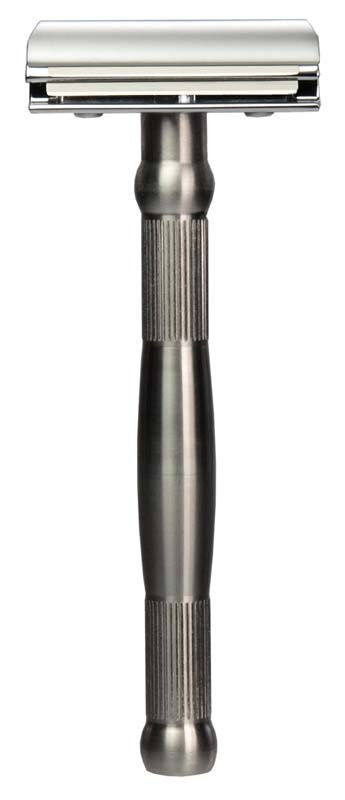 Станок для бритья с двумя лезвиями, ручка - высококачественная нержавеющая сталь, цвет хром, Erbe, 6483 #1