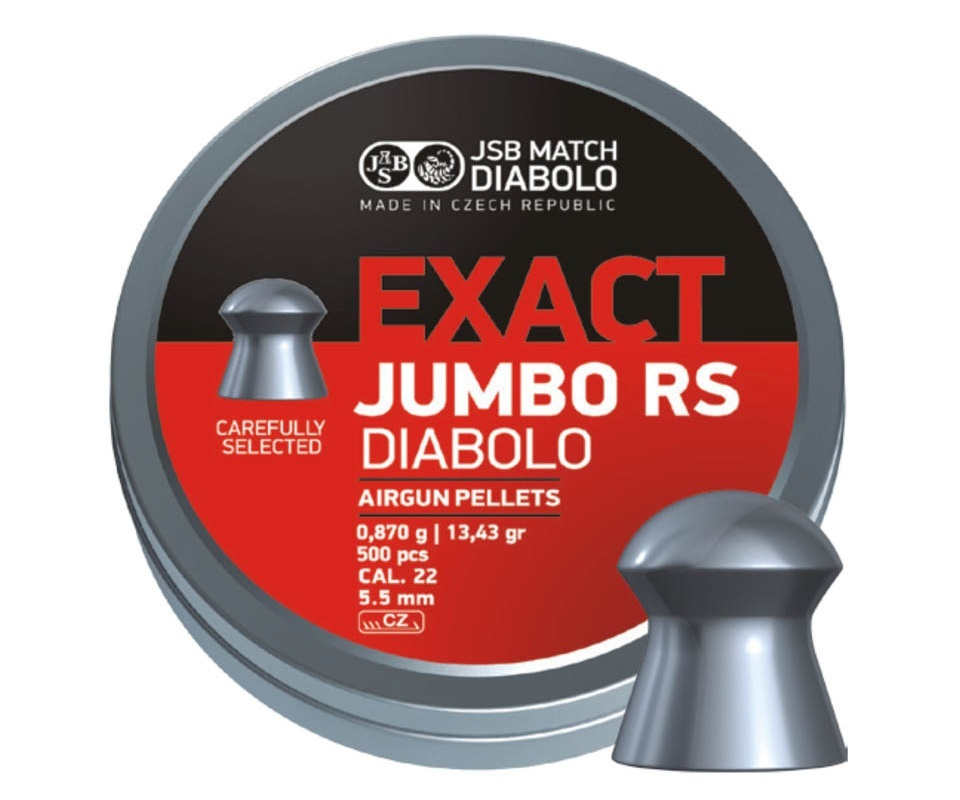 Пули JSB Exact Jumbo RS Diabolo 5,5 мм, 0,87 г (500 штук) #1