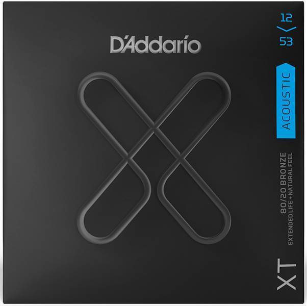 Струны для акустической гитары D'addario XTABR1253, 12-53 #1