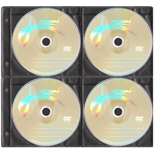 Конверт для CD на 8 компакт-дисков CD-DVD чёрный - 1 шт. #1