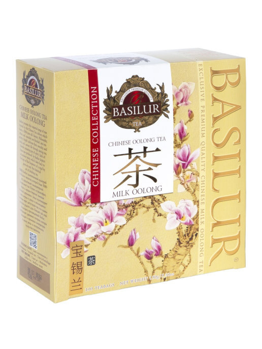 Чай зеленый Basilur Китайский чай молочный улун 100 пакетиков*1,5г, 2 штуки  #1