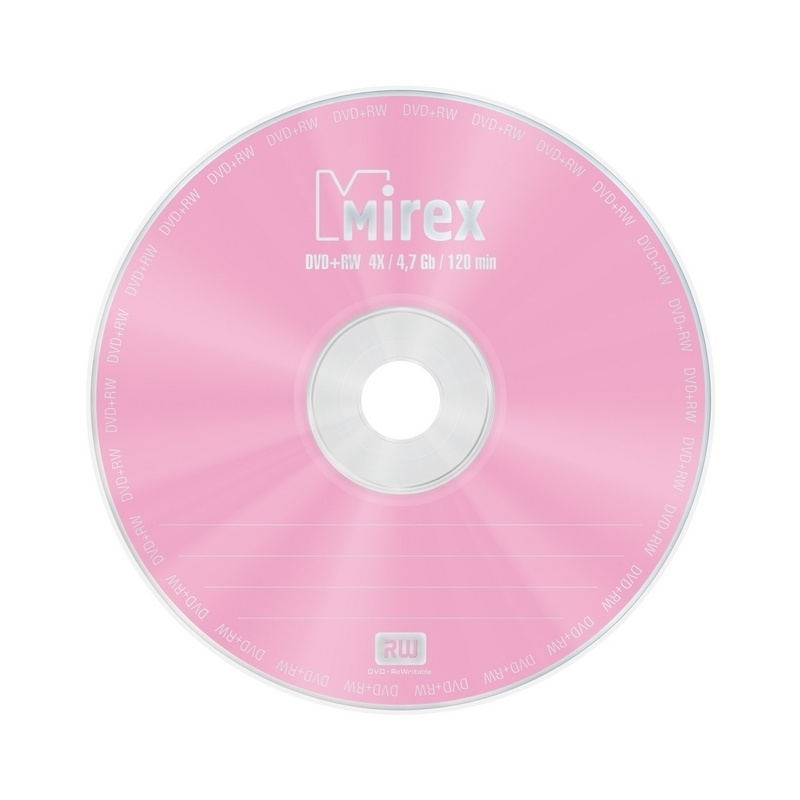 Носители информации DVD+RW, 4x, Mirex, Slim/1, UL130022A4S #1