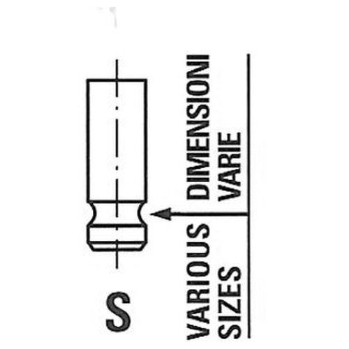 Freccia Клапан выпускной, арт. R6539RNT, 1 шт. #1