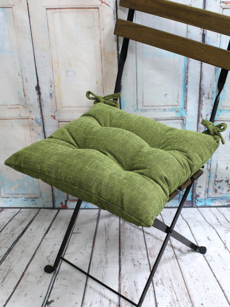 Подушка для сиденья МАТЕХ OXO 40*40*10. Цвет зеленый, арт. 52-838  #1