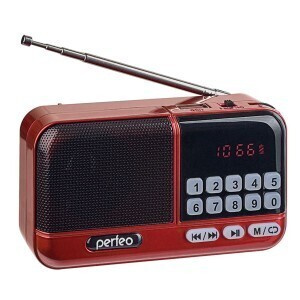 Perfeo радиоприемник цифровой ASPEN FM 87.5-108МГц/ MP3/ питание USB или 18650/ красный  #1