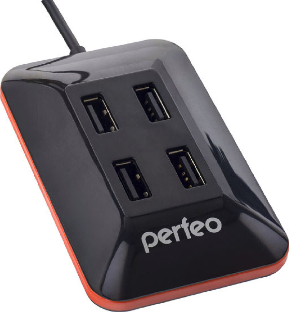 Perfeo USB-HUB 4 Port чёрный (PF-VI-H028) #1