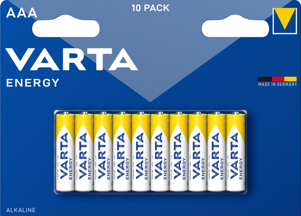 Varta Батарейка AAA, Щелочной тип, 1,5 В, 10 шт #1