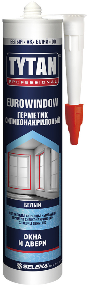 TYTAN Professional EUROWINDOW герметик силиконакриловый окна и двери, 280 мл  #1