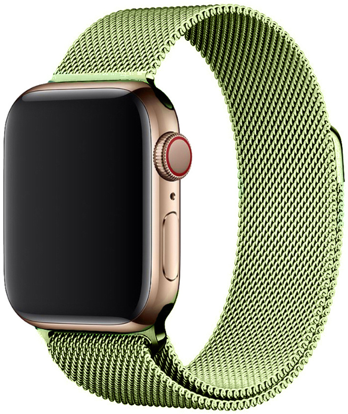 Металлический ремешок для Apple Watch series 1-9 SE, SE 2 38-40-41 mm (milanese loop) / Ремешок миланская #1