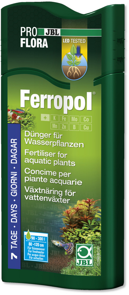 JBL Ferropol - 500 мл на 2000 л - Базовое удобрение для растений в пресноводном аквариуме  #1