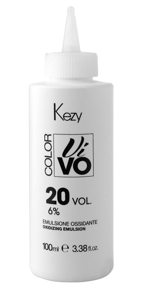 KEZY. Эмульсия окисляющая 6% (20 vol.) для крем краски для волос Oxidizing emulsion COLOR VIVO 100 мл #1