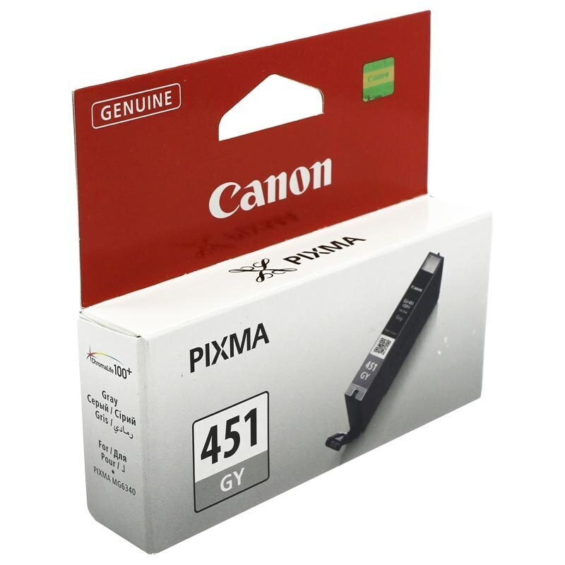 Картридж Canon CLI-451GY - 6527B001 струйный картридж Canon (CLI-451 GY/6527B001) 9,8 мл, серый  #1