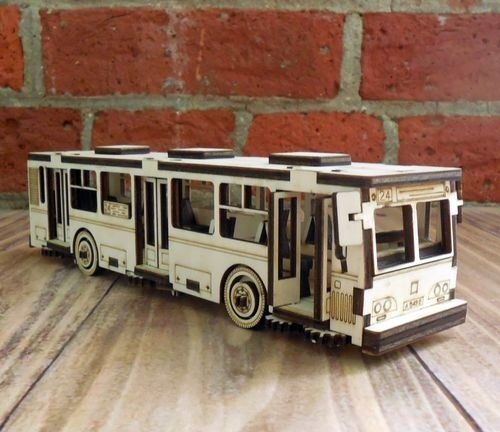 Cборная модель AltairToys Автобус, в пакете СДМ-51 #1