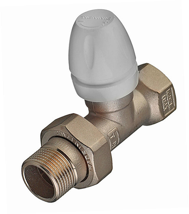 Клапан (вентиль) термостатический прямой Tiemme (3300015) 3/4 НР(ш) х 3/4 ВР(г) для радиатора  #1