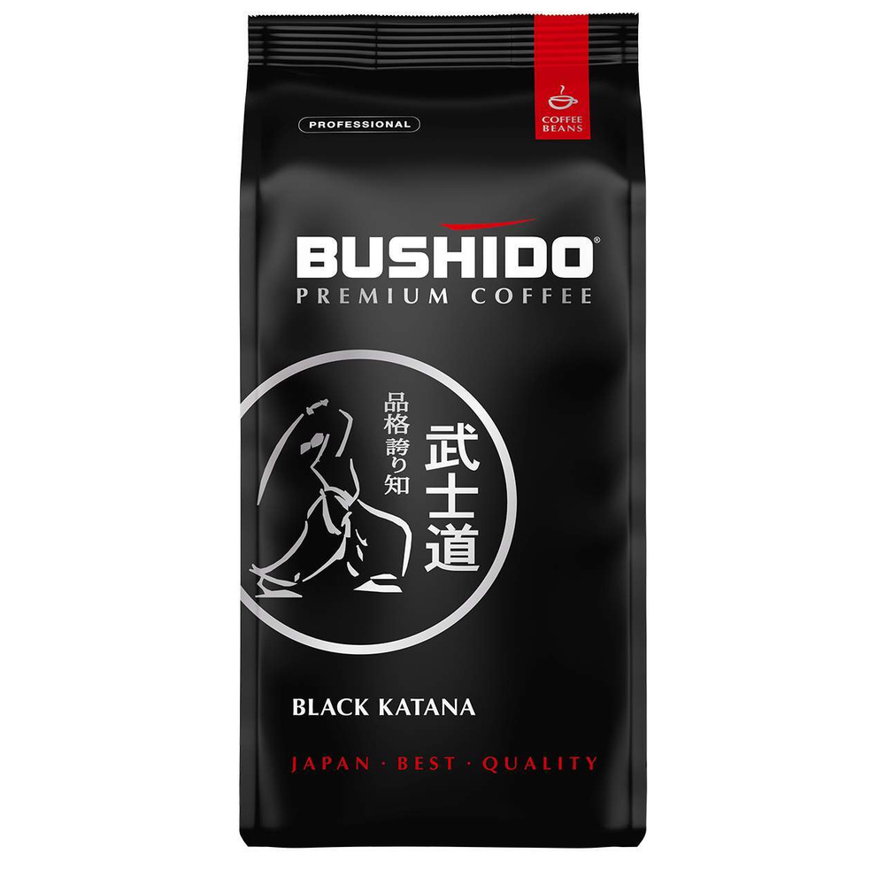 Кофе в зернах BUSHIDO Black Katana (бушидо блэк катана), 1кг #1